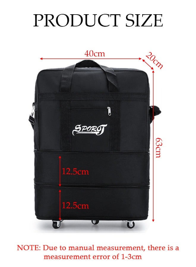 Expandable Foldable Luggage Bag Suitcase Collapsible Rolling Travel Luggage Bag Duffel Bag for Men and Women Lightweight Suitcases