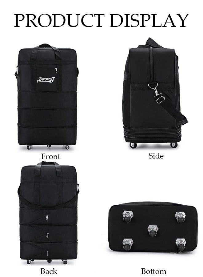 Expandable Foldable Luggage Bag Suitcase Collapsible Rolling Travel Luggage Bag Duffel Bag for Men and Women Lightweight Suitcases