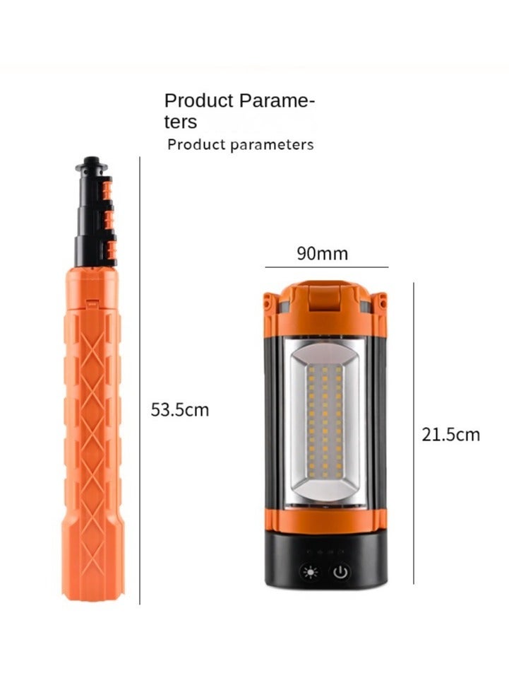 Telescopic Folding Multifunctional Outdoor Camping Light 9000mAh