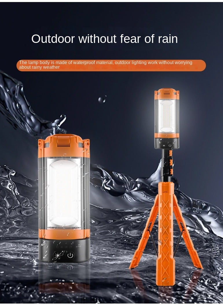 Telescopic Folding Multifunctional Outdoor Camping Light 9000mAh