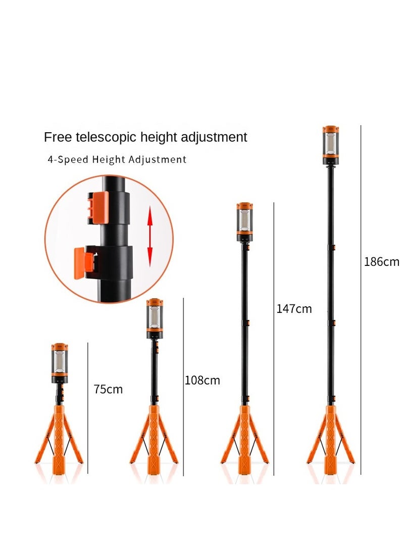 Telescopic Folding Multifunctional Outdoor Camping Light 9000mAh