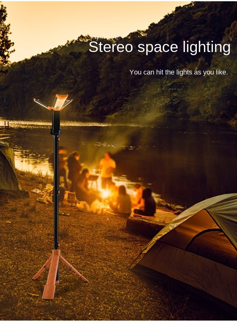 Telescopic Folding Multifunctional Outdoor Camping Light 9000mAh