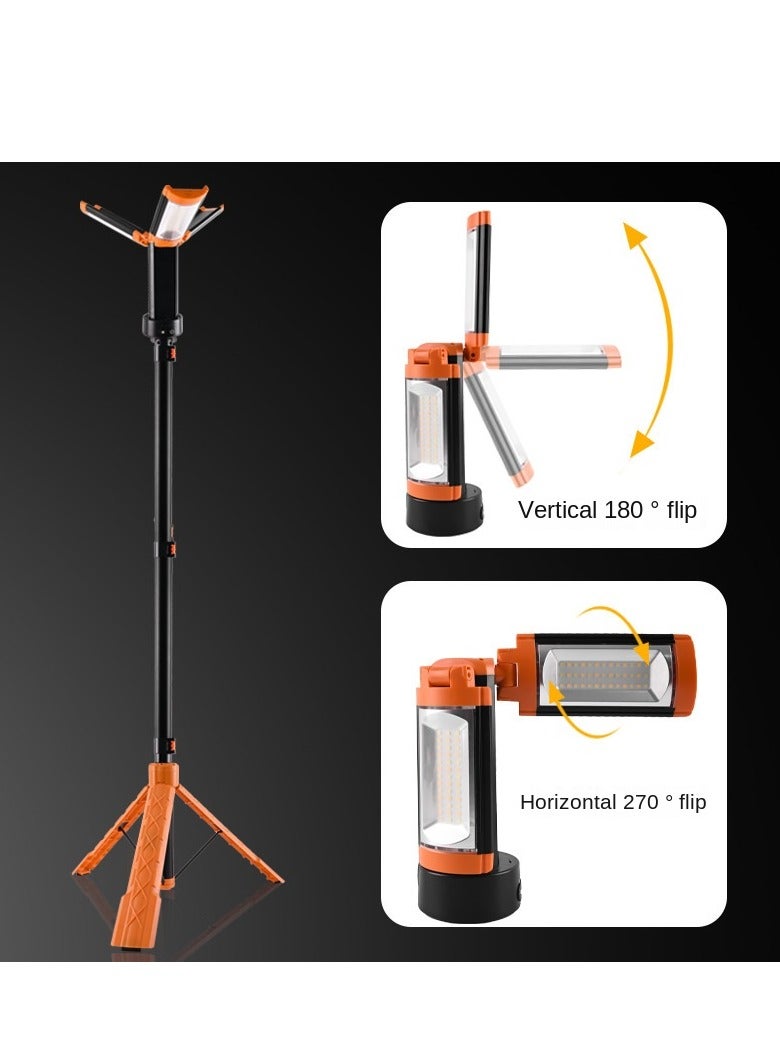 Telescopic Folding Multifunctional Outdoor Camping Light 9000mAh