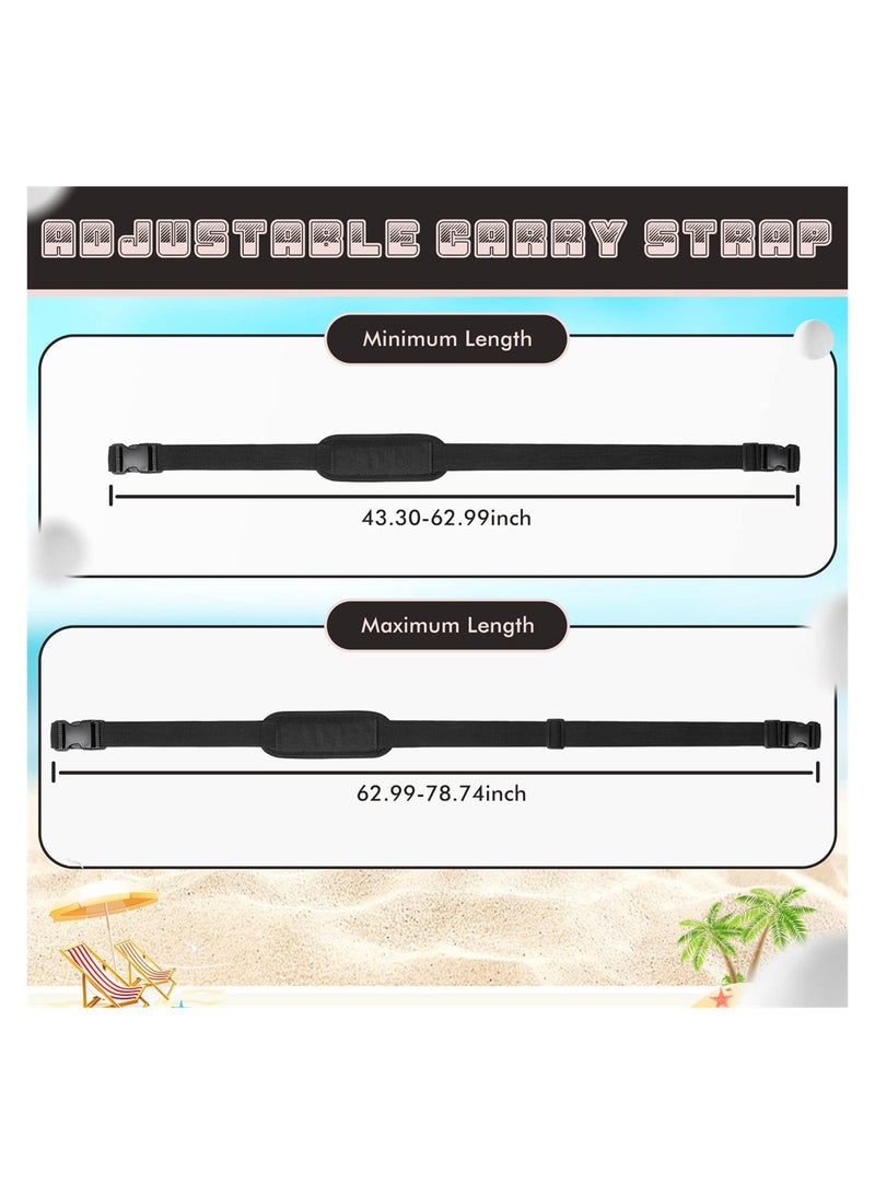 Adjustable Beach Chair Straps 4 Pcs Carrying Straps for Folding Chairs Ideal for Outdoor Activities Camping and Picnics