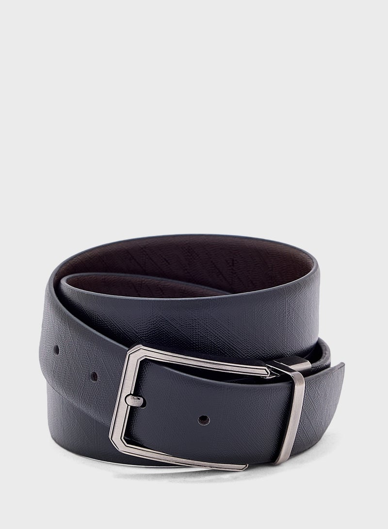 Genuine Leather 35Mm Reversible And Resizable Formal Belt