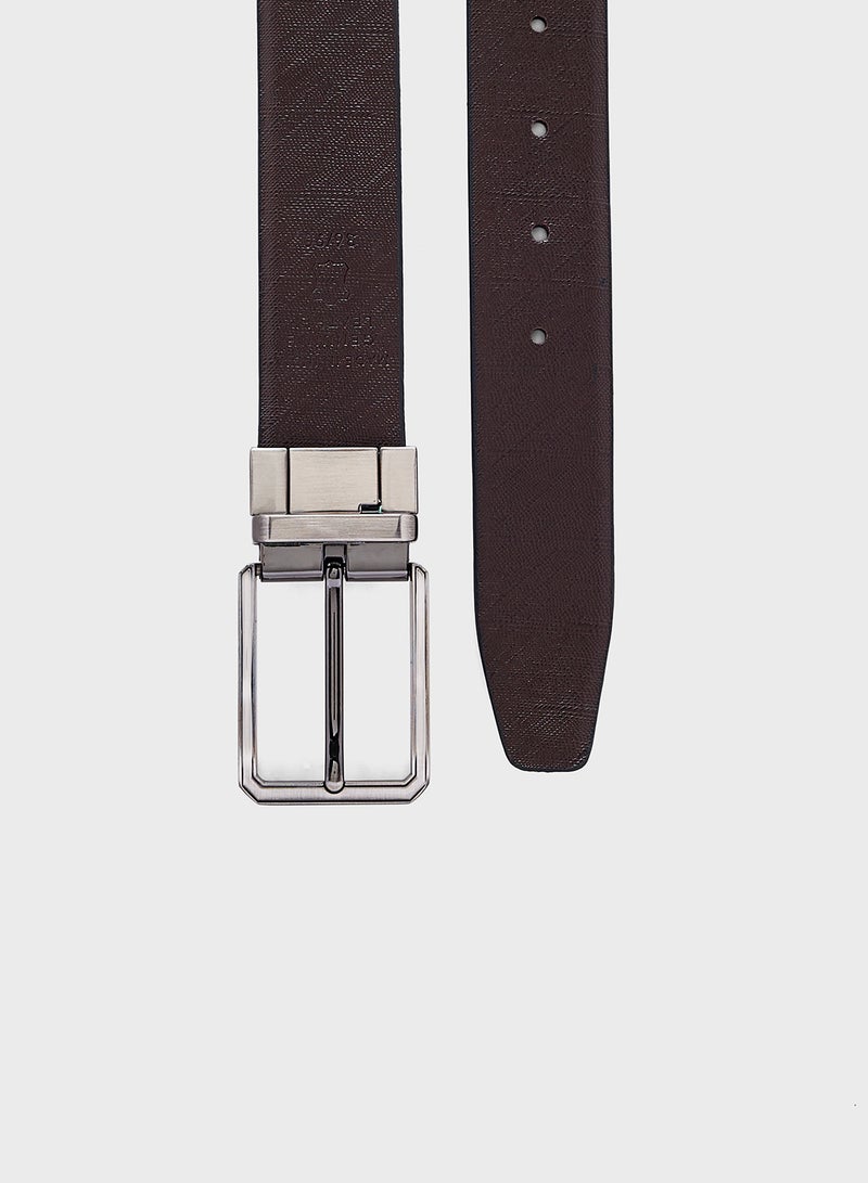 Genuine Leather 35Mm Reversible And Resizable Formal Belt