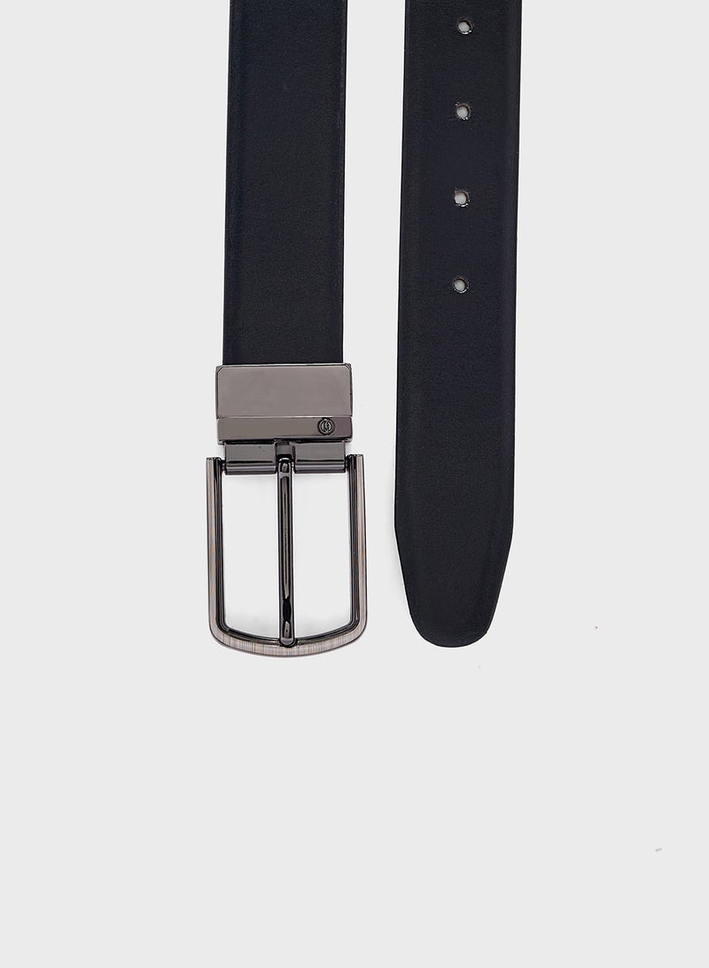 Genuine Leather 35Mm Reversible And Resizable Formal Belt