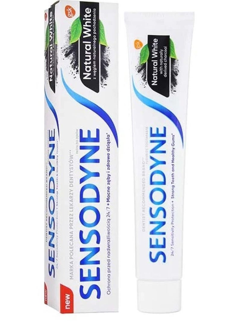 SENSODYNE Charcoal Natural White tooth pasta, 75ml