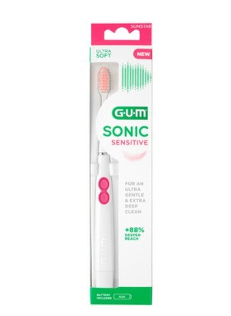 Gum Sonic Battery Tooth Brush White
