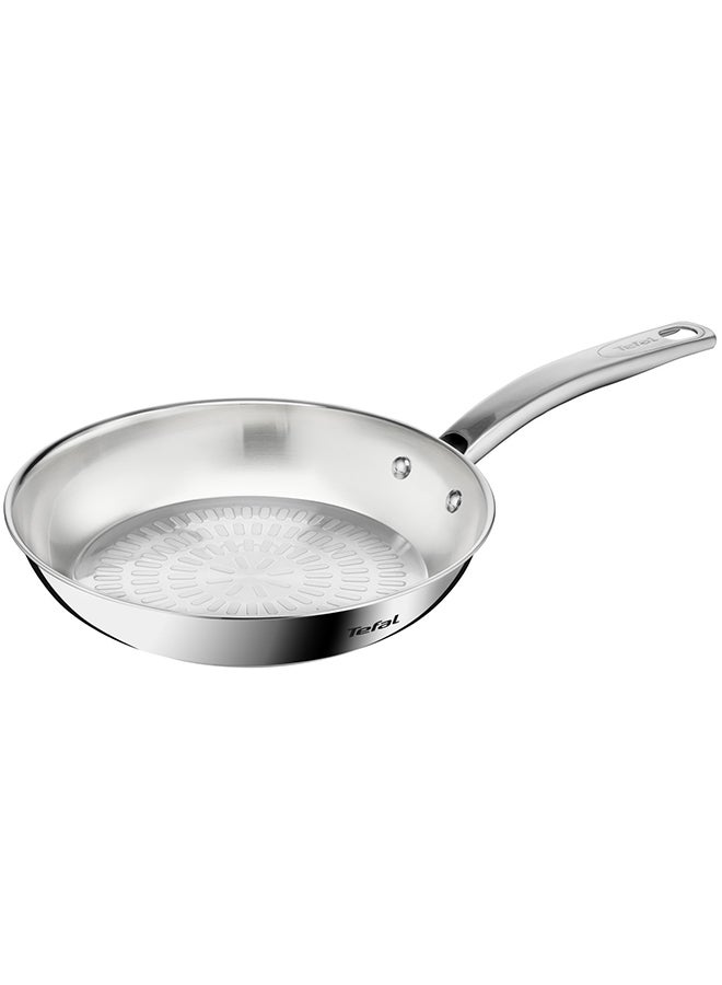 Intuition 24 cm Frypan, Premium Stainless Steel 18/10, Induction,  B8590435 Stainless Steel 24cm