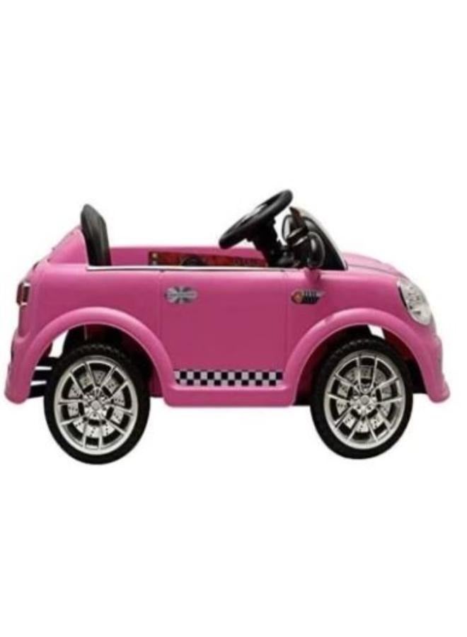 Mini Cooper Car 12V -Pink 6088