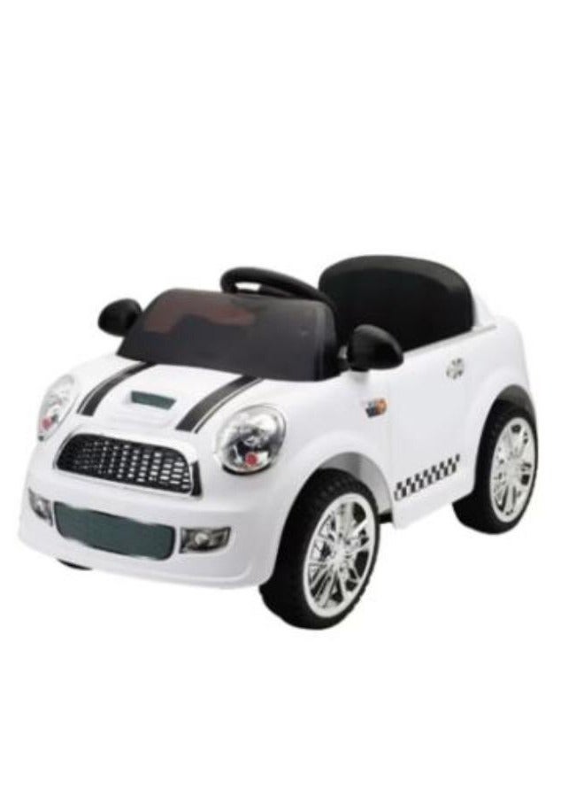 Mini Cooper Car 12V - White