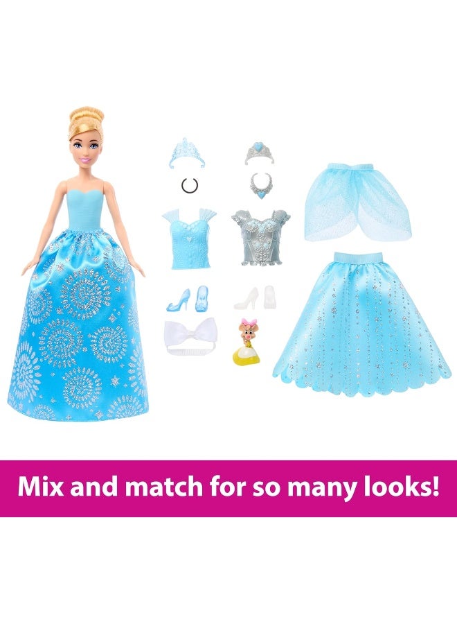 Disney Princess Toys, Fashion Surprise Cinderella Doll and Accessories