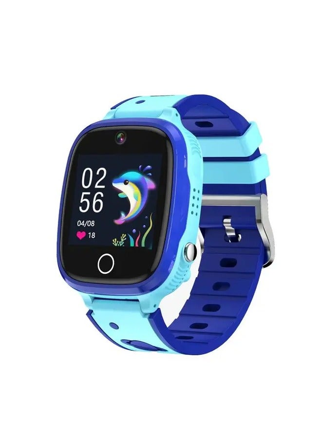 4G Kids GPS Smart Watch with Setracker 2 app - Blue