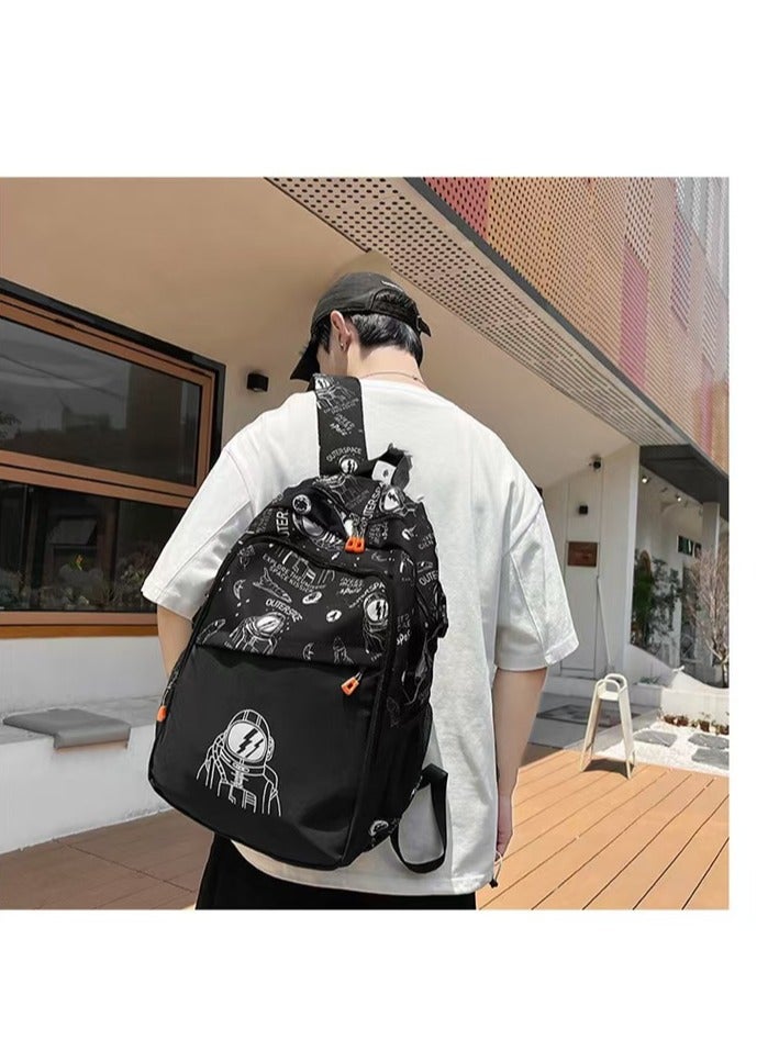 Student backpacks suitable for laptops, casual large capacity backpacks,