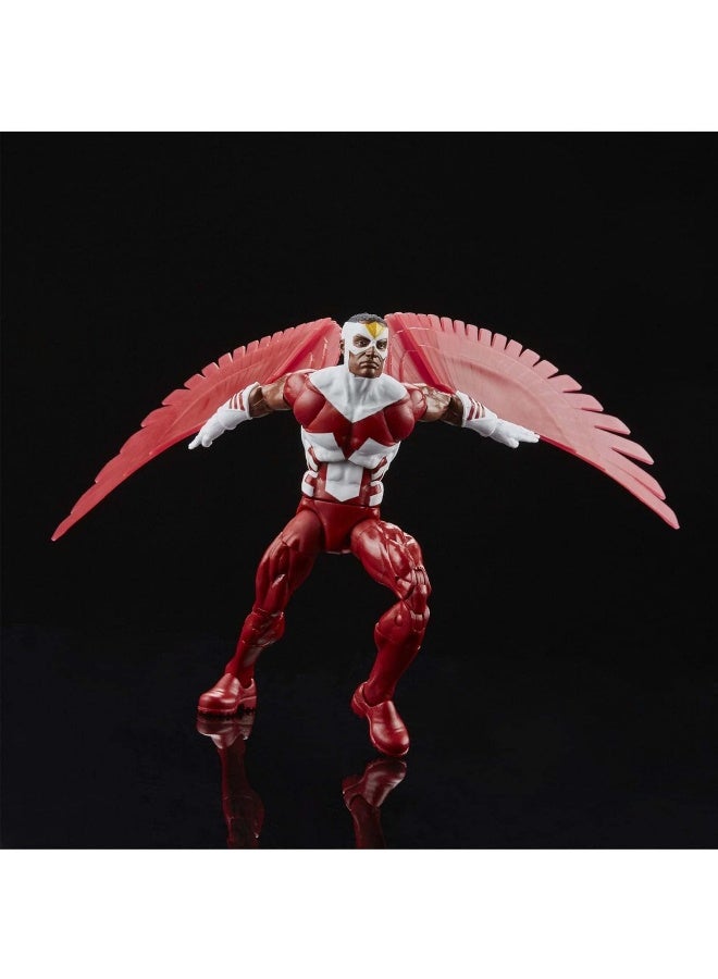 Marvel Legends Series Falcon 15-cm Retro Packaging Action Figure Toy, 3 Accessories