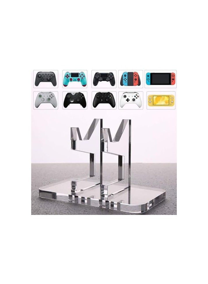 Game Controller Holder,Transparent Acrylic Universal Controller Stand for Switch Consoles