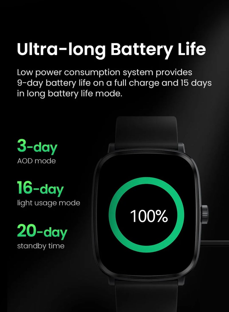 300 mAh Smart Watch 300mAh 2.01'' AMOLED Smart Watches for Men Women with 150+Sport Modes, Fitness Tracker with Heart Rate Blood Oxygen Sleep Monitor IP68 Waterproof Fitness Watch for Android iOS Phones Sliver