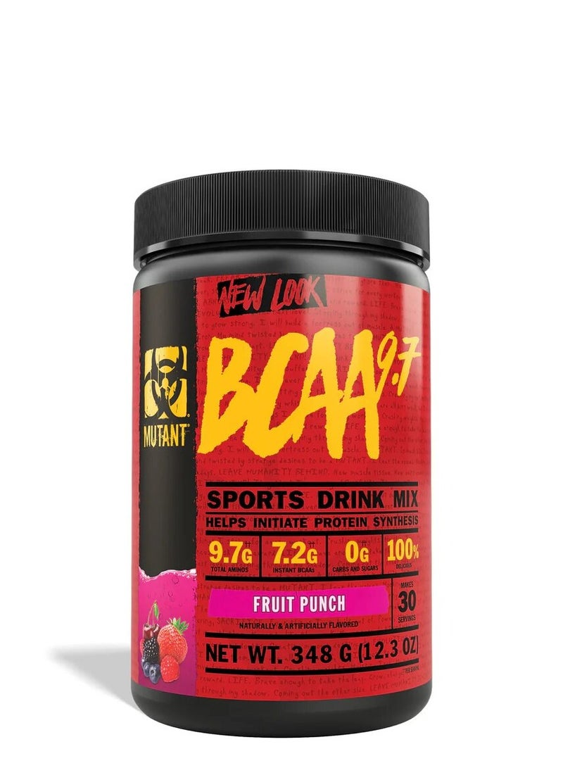 Mutant, BCAA 9.7, 348g, Fruit Punch, 30 SV