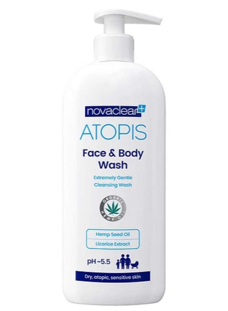 Novaclear Atopis Face & Body Wash 500 Ml