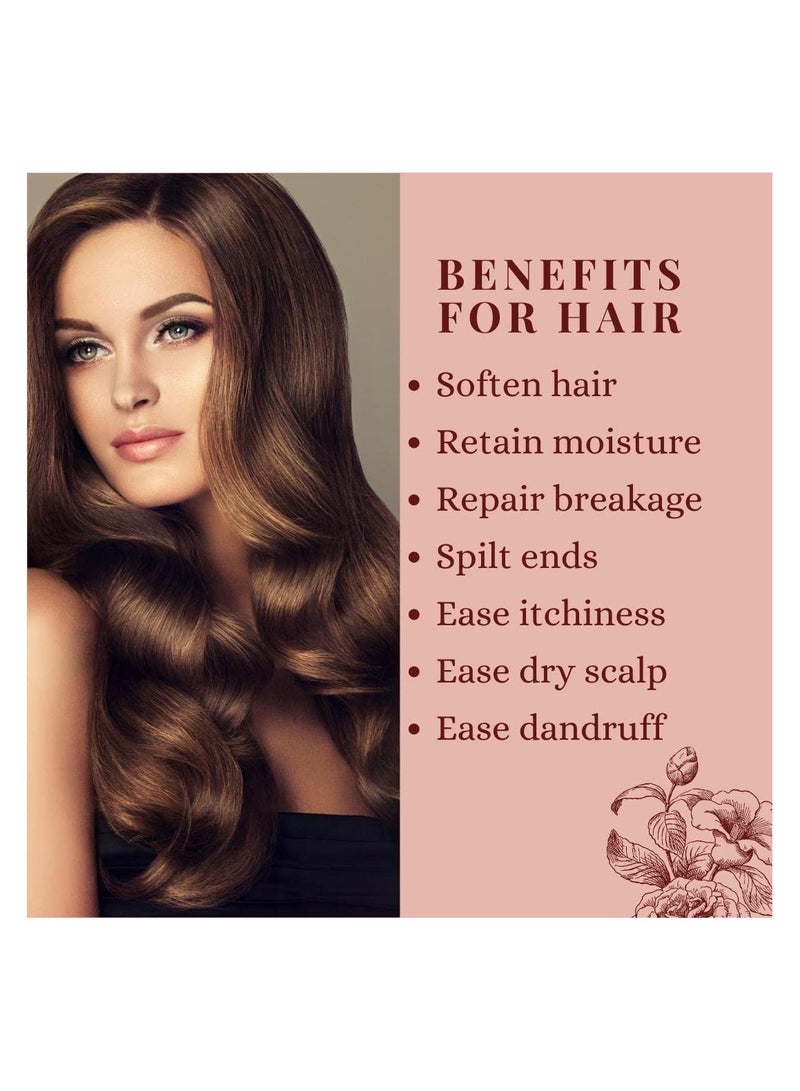 Deve Herbes Pure Camellia Oil with Glass Dropper Natural Therapeutic Grade Cold Pressed 30ml