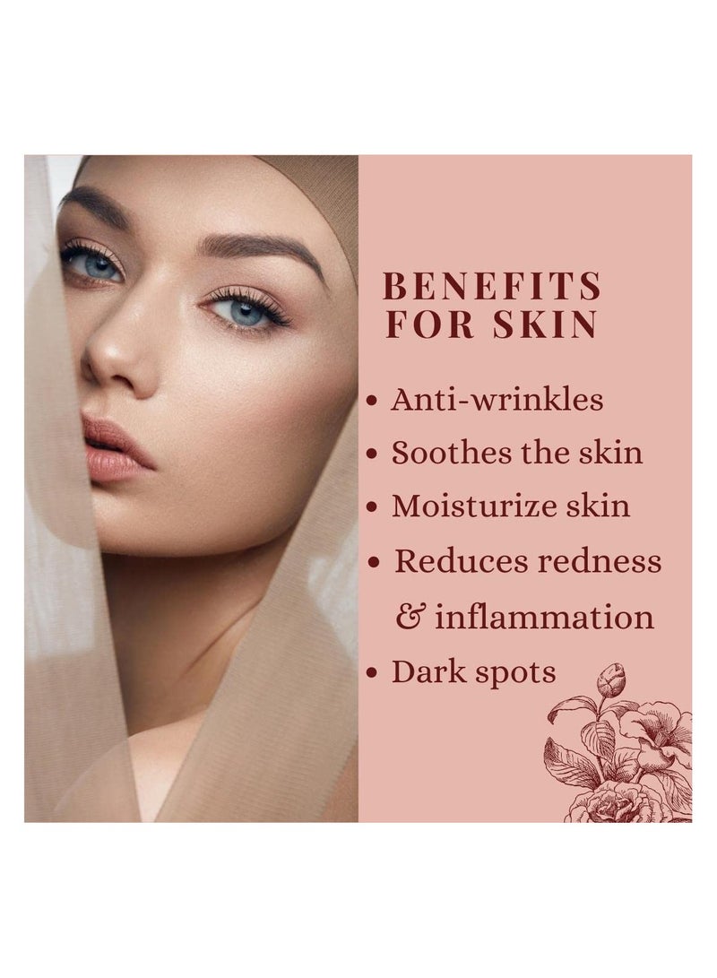 Deve Herbes Pure Camellia Oil with Glass Dropper Natural Therapeutic Grade Cold Pressed 30ml