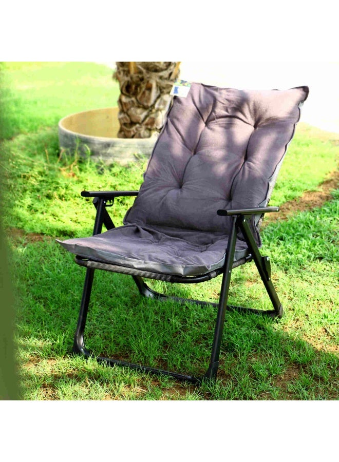 Campmate Adjustable Sleeping Chair | Cm-7878 With Removable Cushion | Foldable | Inddor & Outdoor