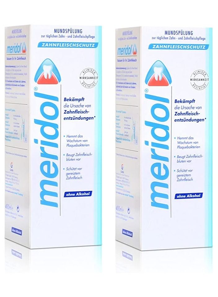 2x Meridol Mouth wash 400ml