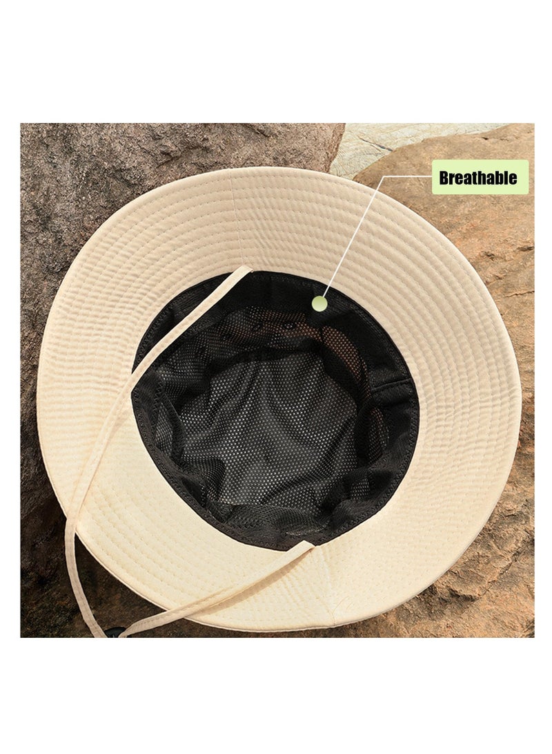 Sun Hats for Men UV Protection Summer Beach Hat Cotton Boonie Hat Safari Hat Wide Brim Foldable Fishsing Garden Hiking Hat