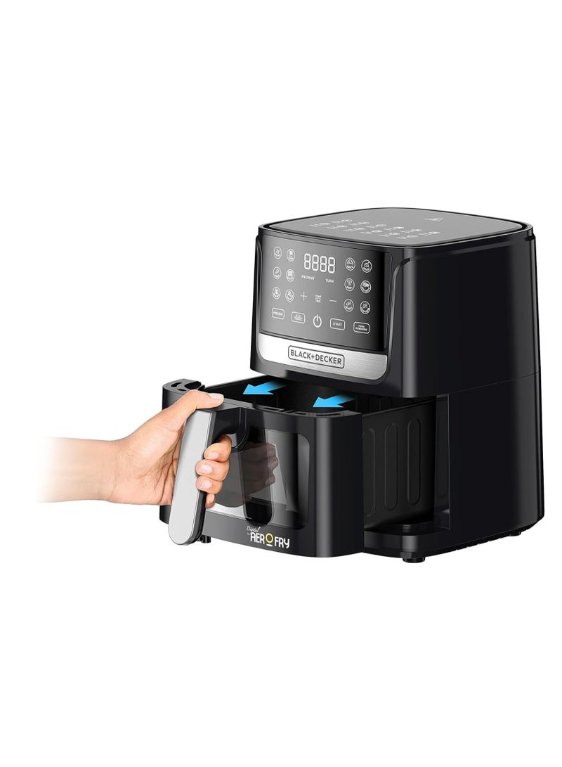 Digital AerOFry Air Fryer Extra Large 4.5 L 1500 W AF4500-B5 Black