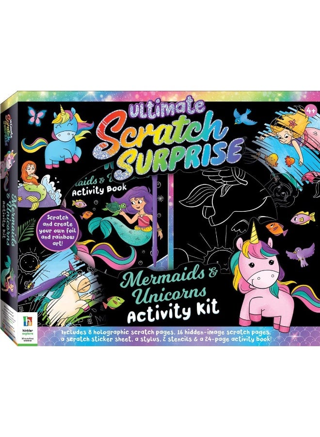 Hinkler Ultimate Scratch Surprise Mermaids & Unicorns Activity Kit