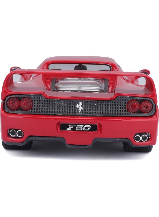 Bburago 1:24 Scale Ferrari Race and Play F50 Diecast Vehicle (Colors May Vary)