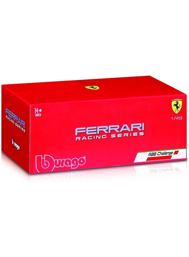 Bburago B18-36302 FERRARI RACING 312 P 1972 Super Car 1:43, Red