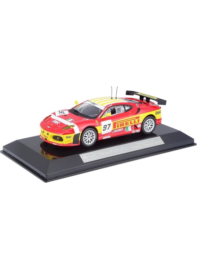 Bburago B18-36303 Ferrari Racing F430 GT2 2008 Super Car Childrens 1:43, Red