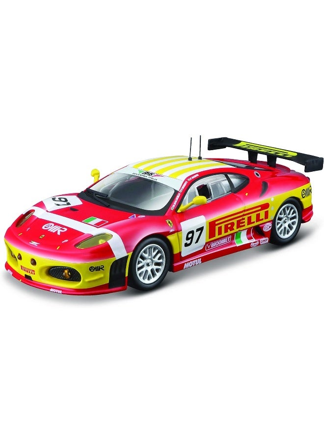 Bburago B18-36303 Ferrari Racing F430 GT2 2008 Super Car Childrens 1:43, Red