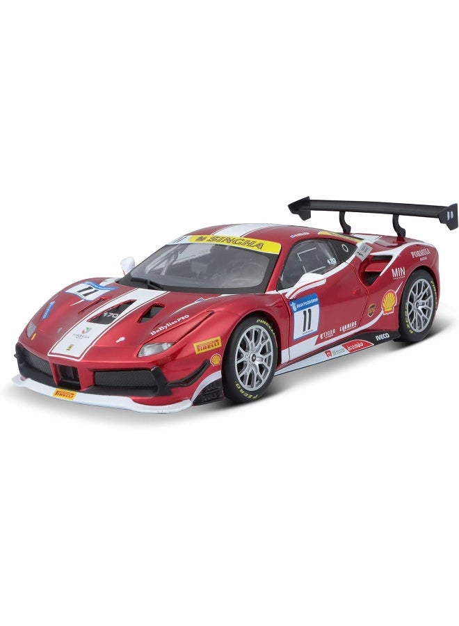 Bburago 1:24 FERRARI Racing - 488 Challenge (Formula Racing 2017) Diecast Car