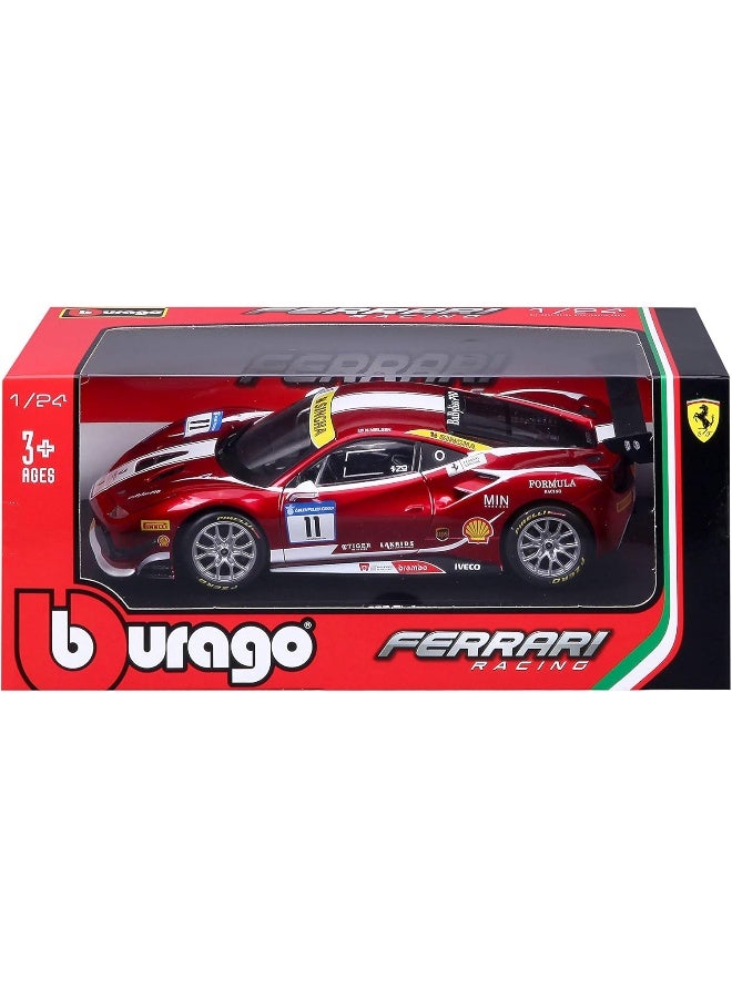 Bburago 1:24 FERRARI Racing - 488 Challenge (Formula Racing 2017) Diecast Car