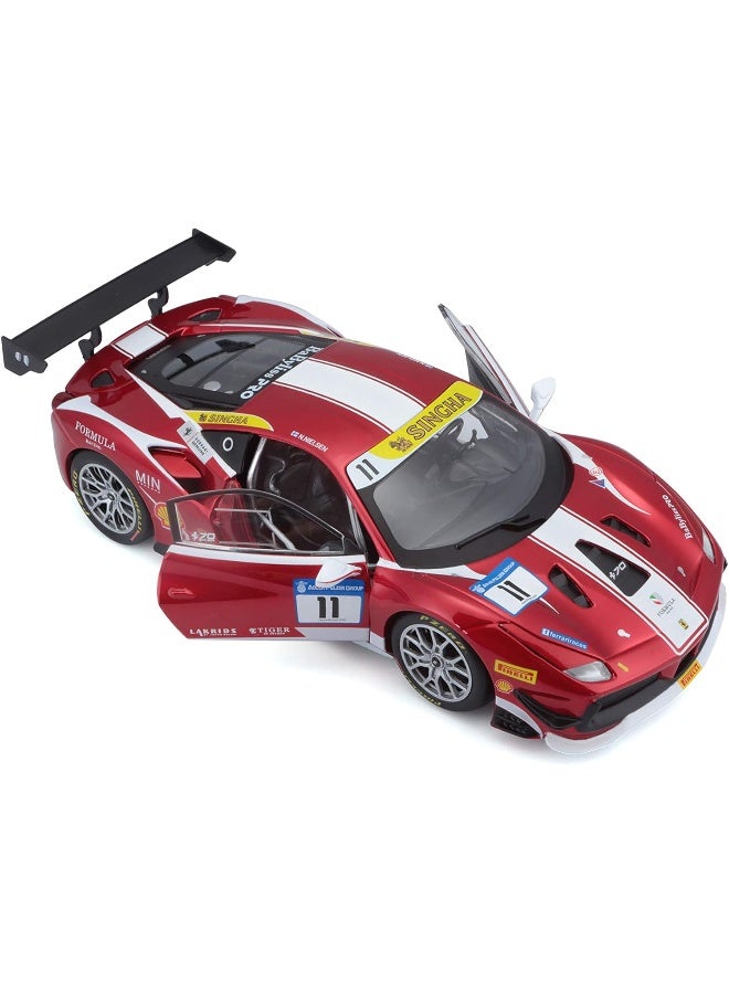 Bburago 1:24 FERRARI Racing - 488 Challenge (Formula Racing 2017) Diecast Car