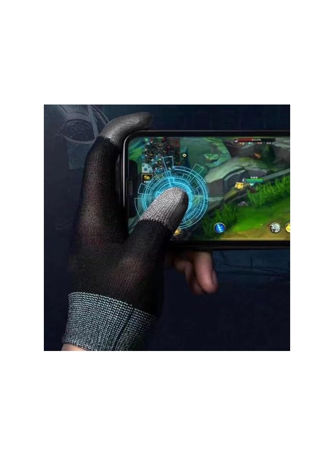PUBG mobile game gloves, touch screen gloves, conductive fiber fingertips, sweat-proof, non-slip, ultra