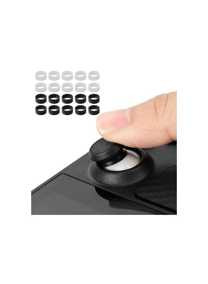 Joystick Protectors Silicone, 20 Pcs Invisible Elastic Joystick Protective Ring Compatible