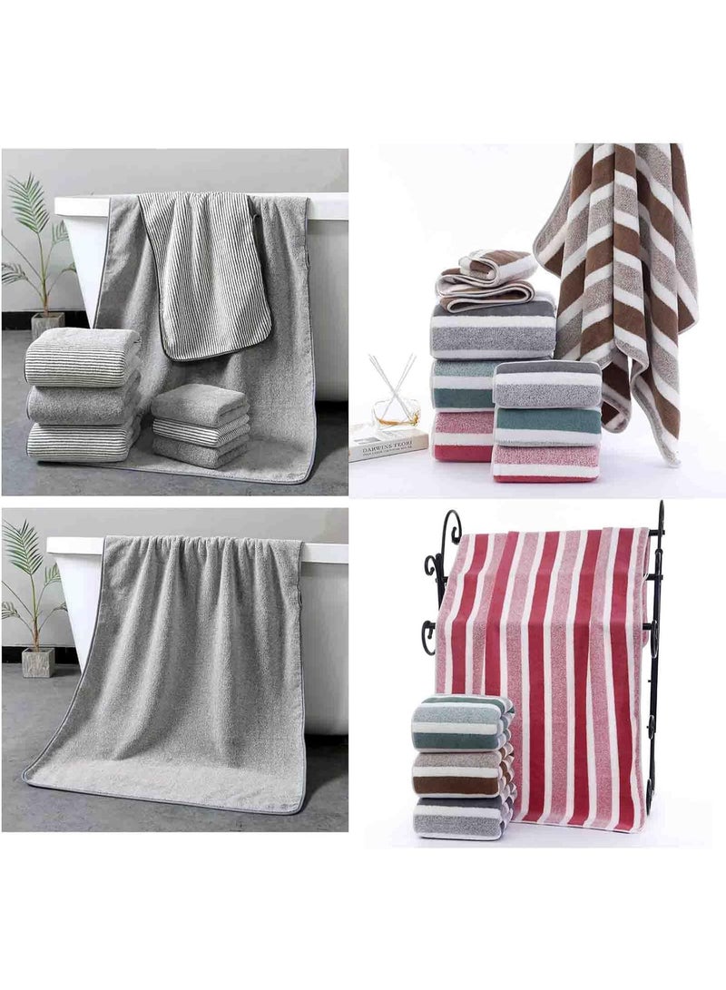 Bath Towel Cotton Bath Towel Natural Super Absorbent Eco Beach Towel Bathroom Set For Home