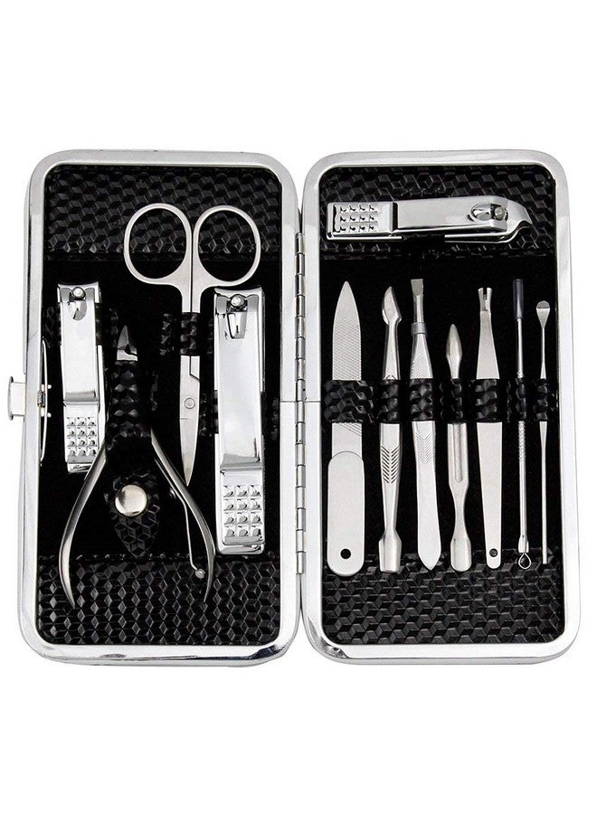 11639 6497 Pedicure Scissor Tweezer Manicure Set Kit Nail Care Clipper, Multicolor, 12 Piece