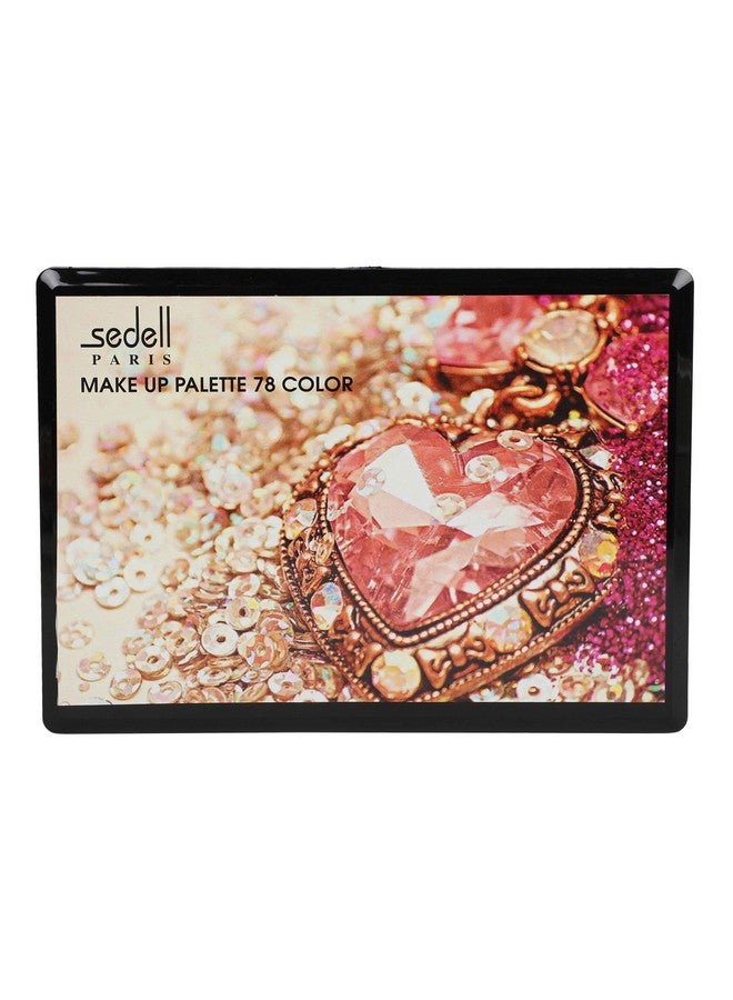 Paris Makeup Palette 78 Color, Multicolor, 60 G