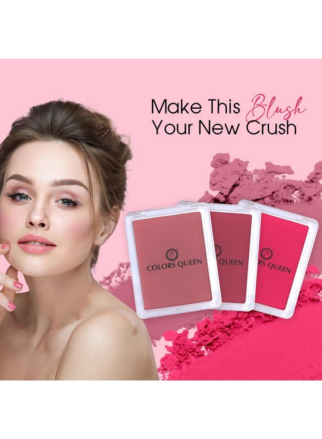 Sweet Cheek Matte Blush | Smooth Texture, Lightweight Long Lasting Matte Blusher Palette | Melts Effortlessly & Highly Pigmented Blusher Palette For Face Makeup (Shade - 07)