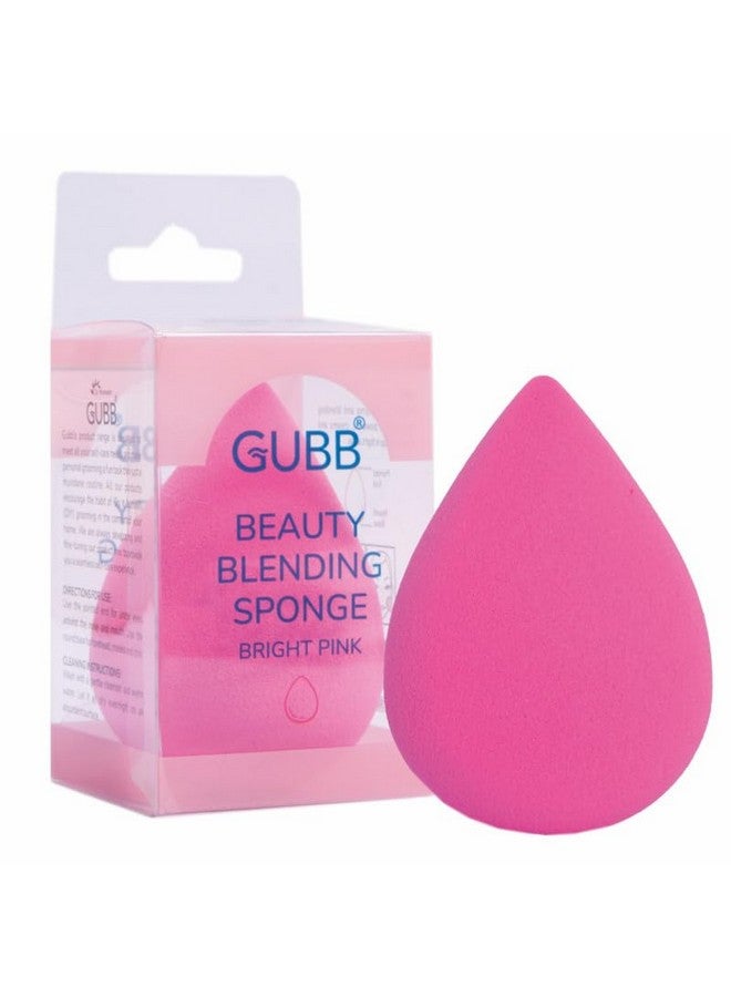 Professional Mini Makeup Sponge Beauty Blender | Cosmetic Blending Tool For Liquid, Cream & Powder Beauty Products| Egg Shape Face Sponge Puff Pack Of 3 (Bright Pink)