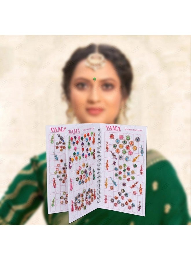 كتيب بينديس من حجر الماس والكريستال المظلل بالجليتر متعدد الألوان للنساء من فاشنز - 307 كتاب بيندي المصمم