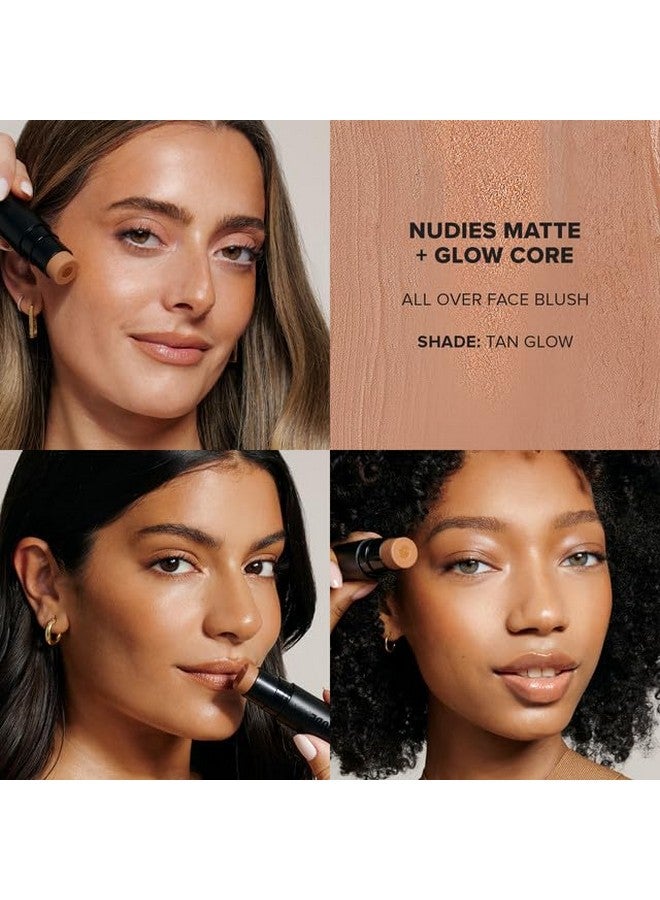 Nudies Matte + Glow Core All Over Face Blush Color - Tan Glow