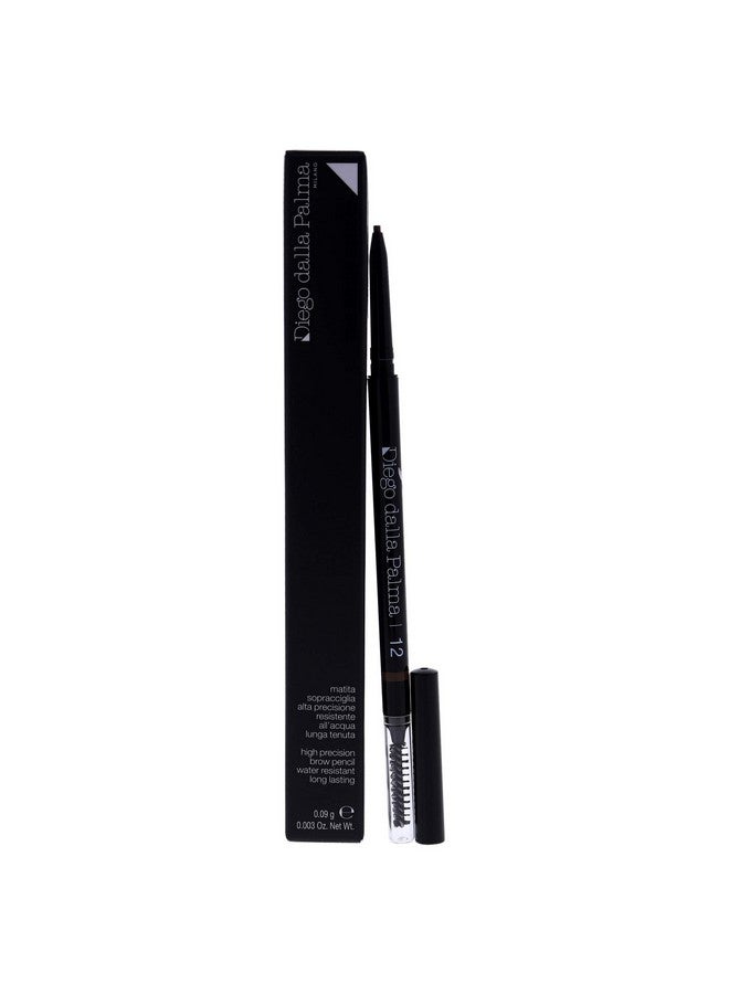 Milano High Precision Brow Pencil Water Resistant- Long Lasting 12 Taupe Brown