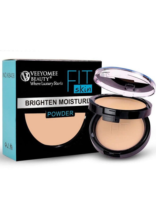 Brighten Moisturize Compact Powder With Light-Diffusing Particles For A Flawless, Long-Lasting, Oil-Control, Translucent Setting Powder For All Skin Tones, Shade-02, 20Gm