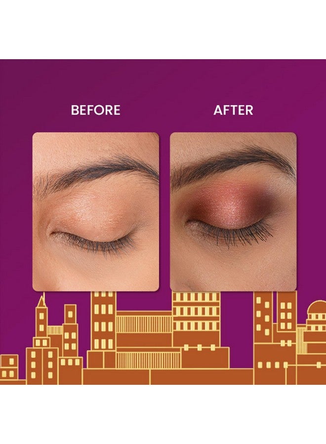 Bae Town Eyeshadow Palette With 12 Highly Pigmented Shades | Mix Of Mattes, Metallics And Shimmers | Comes With Eye Brush| Shade - Lover Girl, 14Gm